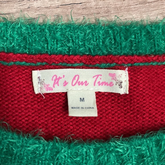 It’s Our Time | Christmas Sweater Llama Glasses Tree - Picture 3 of 7